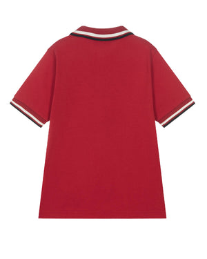 
  
    Moncler
  
    Enfant
  
 Boys Red Polo