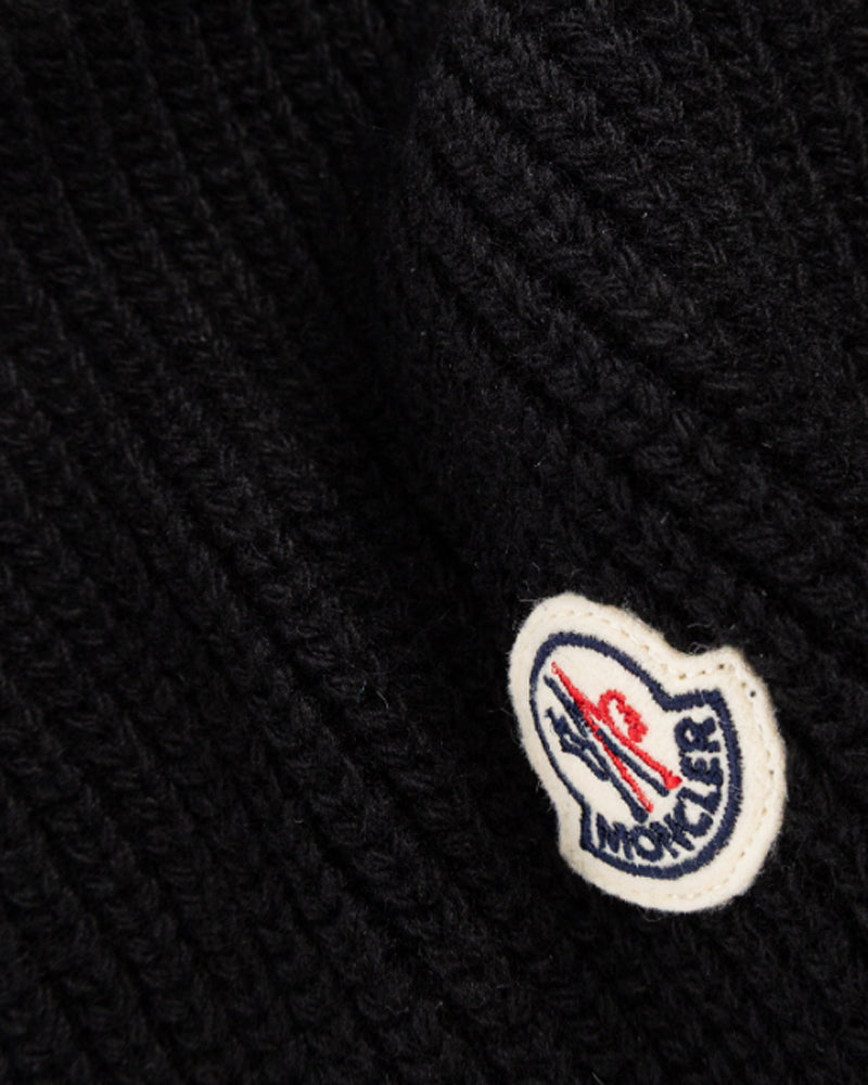 Black Knit Gloves &amp; Scarf Set