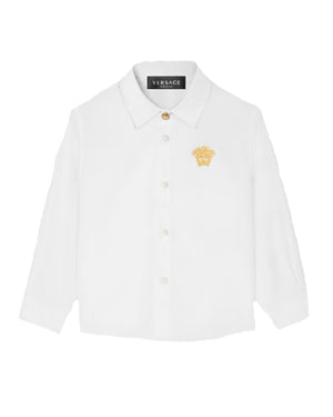 
  
    Versace
  
 Baby Embroidered Medusa Shirt