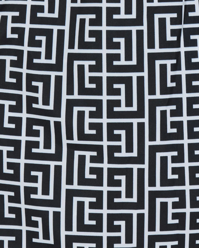 
  
    Balmain
  
 Boys Black Monogram Swim Shorts