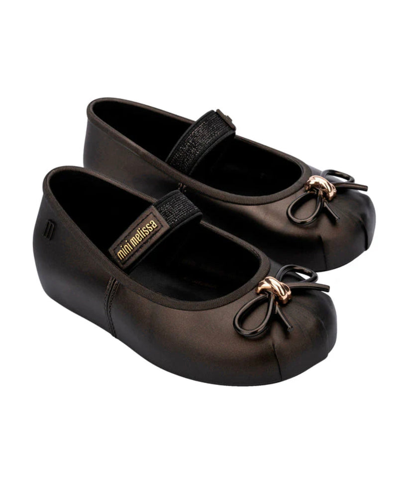 
  
    Mini
  
    Melissa
  
 Girls Black Sophie Ballerina