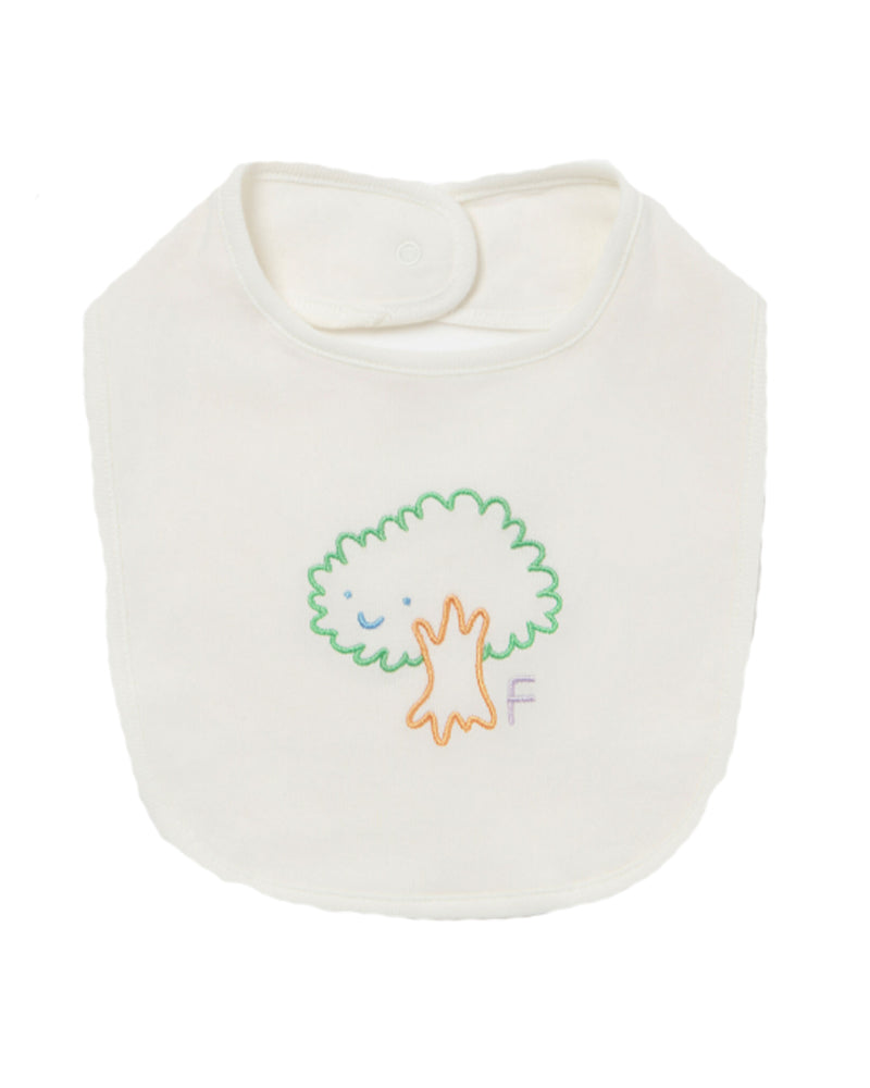 Baby Ivory Weekly Bib Set