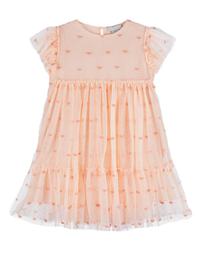 
  
    Stella
  
    Mccartney
  
    Kids
  
 Girls Pink Hearts Tulle Dress