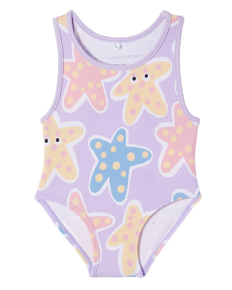 
  
    Stella
  
    Mccartney
  
    Kids
  
 Baby Girls Purple Starfish Swimsuit