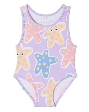 
  
    Stella
  
    Mccartney
  
    Kids
  
 Baby Girls Purple Starfish Swimsuit