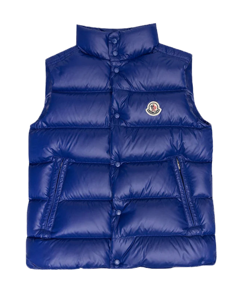 Moncler, Enfant, Boys Blue Tib Vest - Main Image