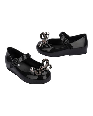 
  
    Mini
  
    Melissa
  
 Girls Black Sweet Love Glam BB Ballerina