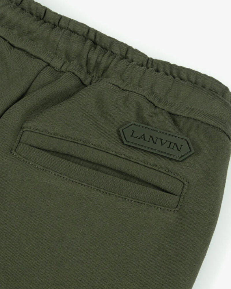 Boys Green Track Pants