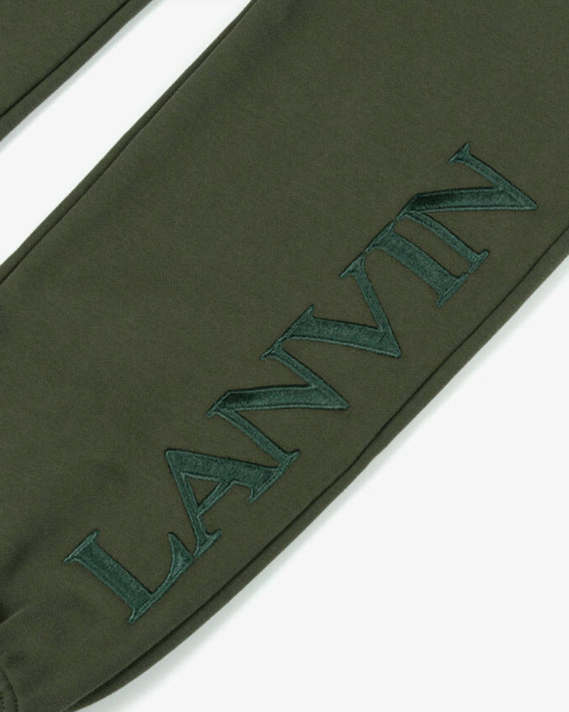 Boys Green Track Pants