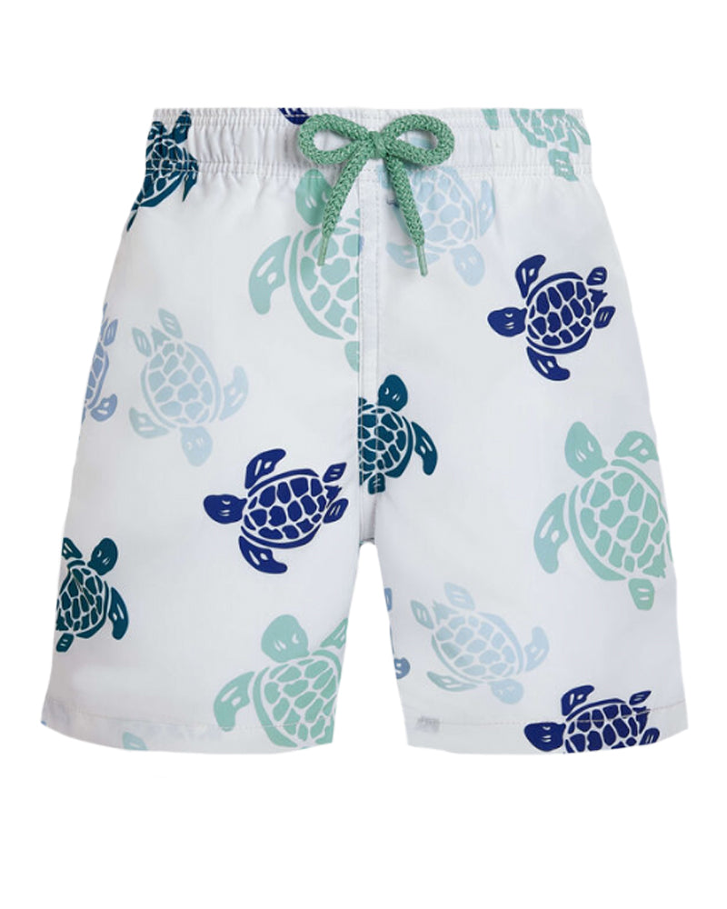 
  
    Vilebrequin
  
 Boys White Multi Turtle Swim Shorts