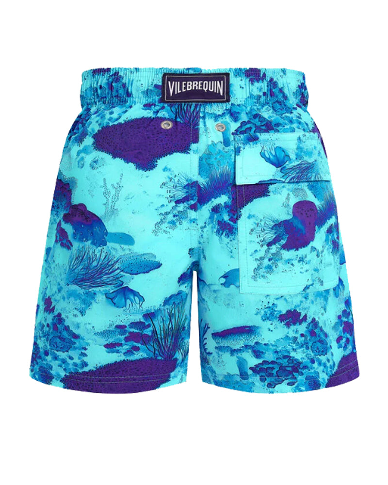 
  
    Vilebrequin
  
 Boys Blue Coral Strech Swim Shorts