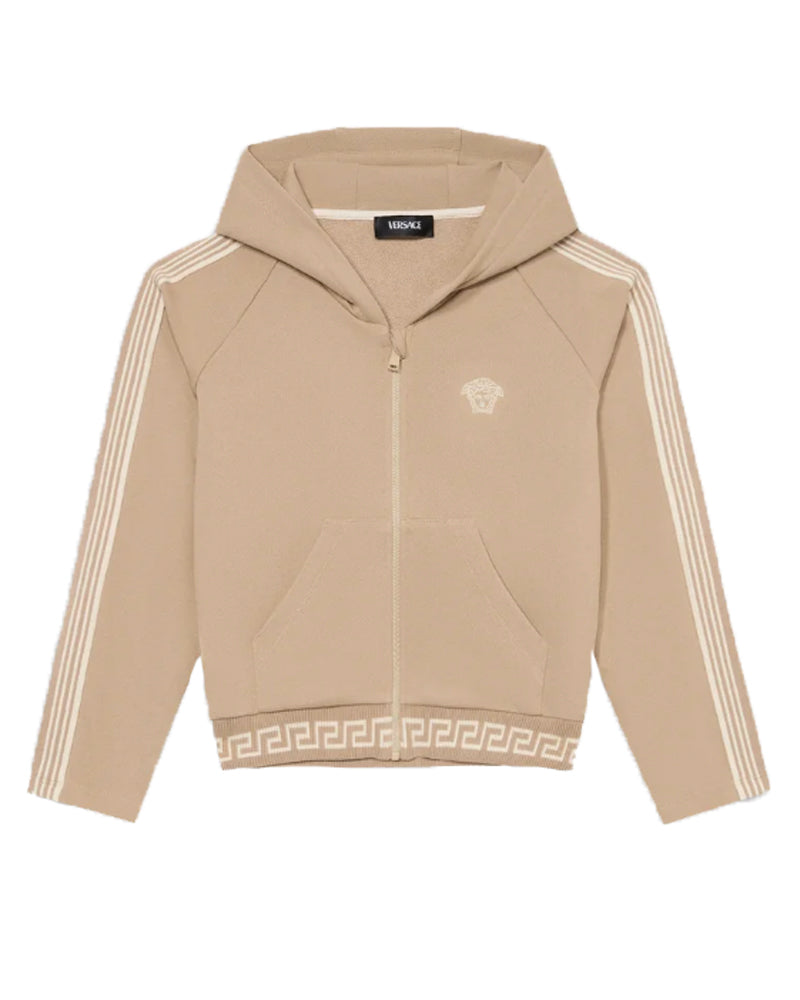 Womens Hoodies Versace Zip Up Hoodie VERSACE Cotton Zip-Up