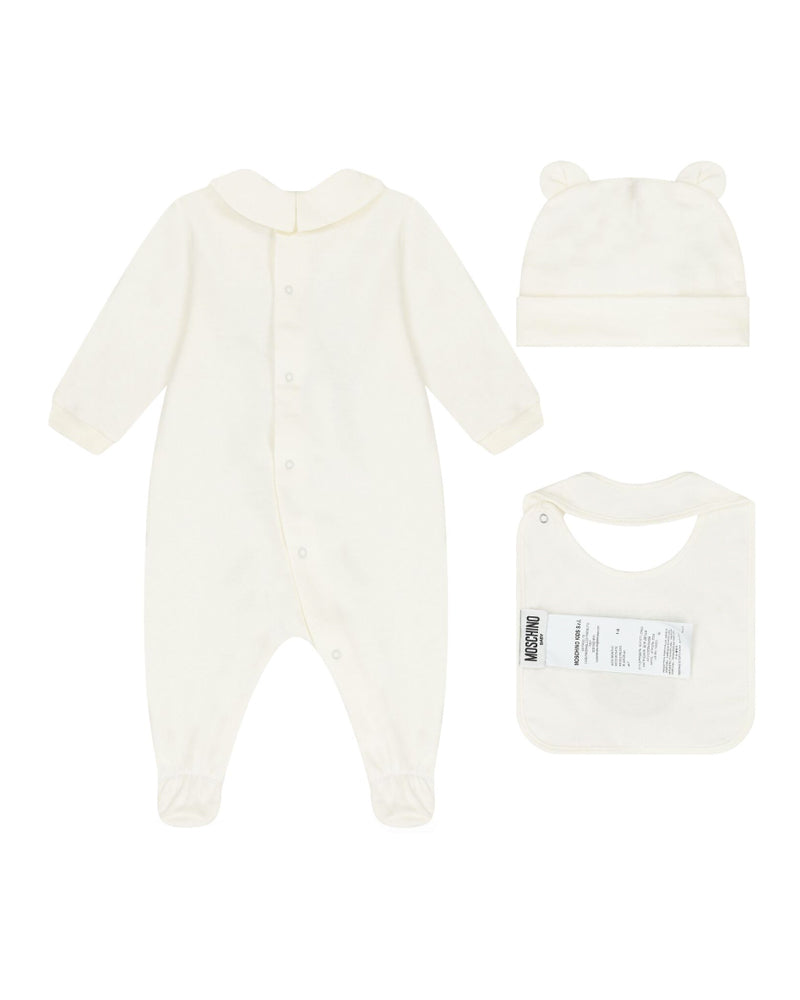 Baby White 3 Piece Bear Gift Set