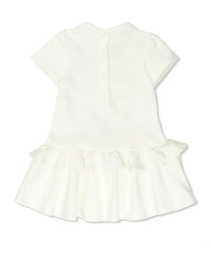 
  
    Fendi
  
 Baby Girls White Ruffle Bow Dress