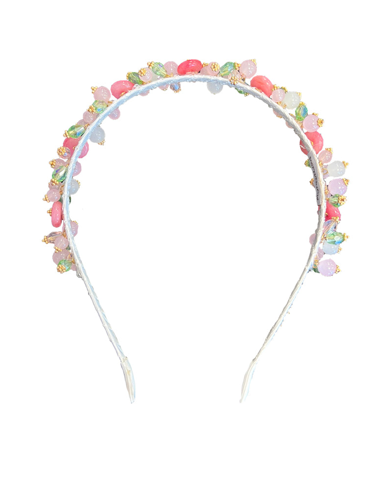 
  
    Monnalisa
  
 Girls White Beaded Floral Headband