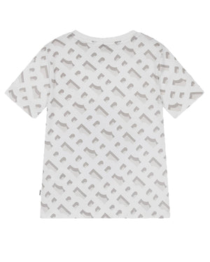 
  
    Boss
  
 Boys White B Monogram T-Shirt