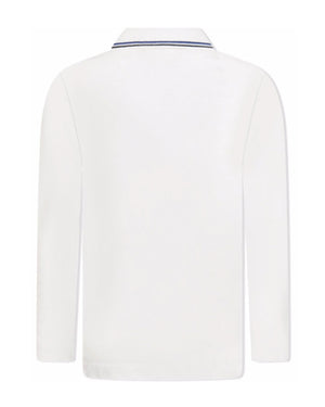 
  
    Emporio
  
    Armani
  
 Boys White Cotton Polo