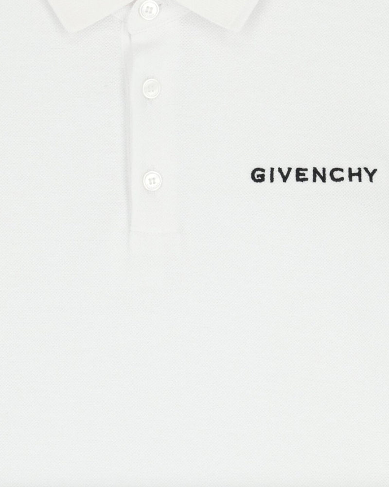 
  
    Givenchy
  
 Boys White Cotton Polo