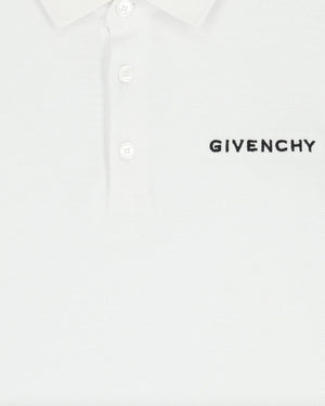 
  
    Givenchy
  
 Boys White Cotton Polo