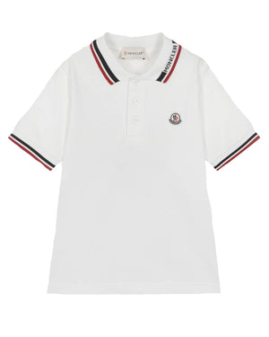 
  
    Moncler
  
    Enfant
  
 Boys White Polo