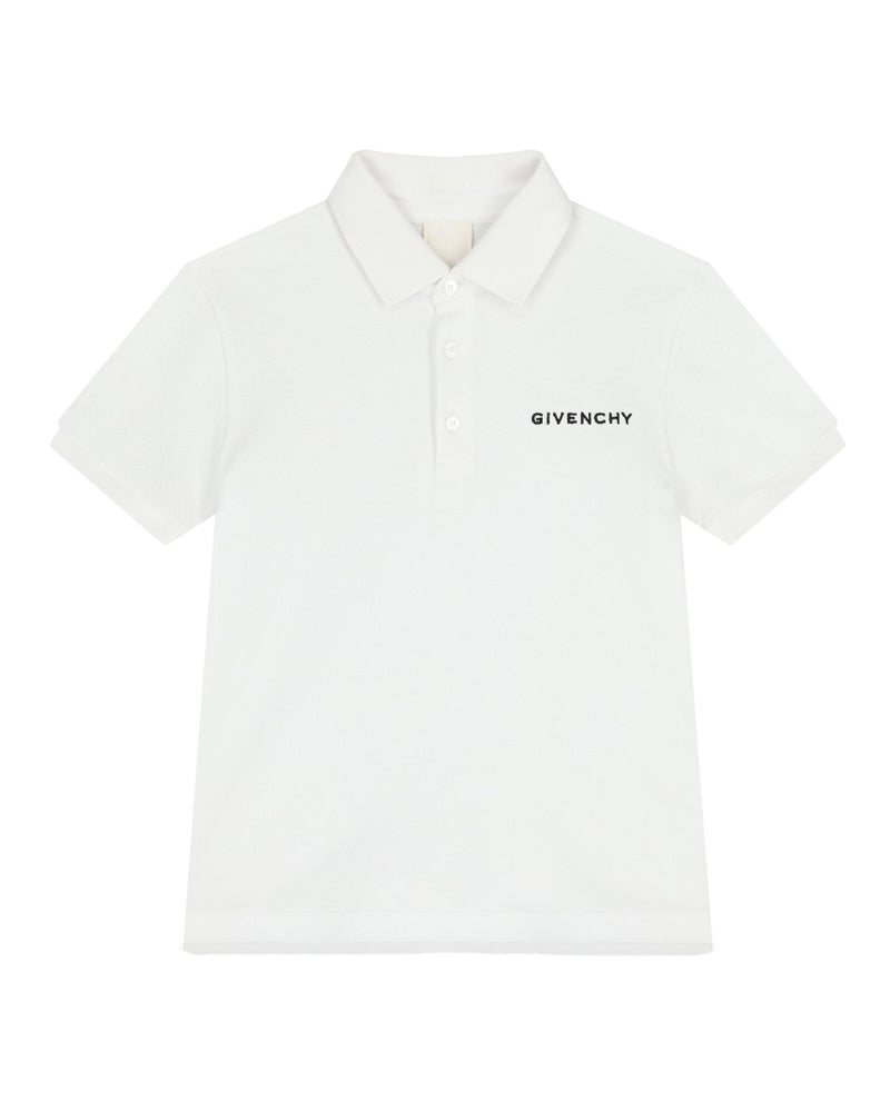 
  
    Givenchy
  
 Boys White Cotton Polo