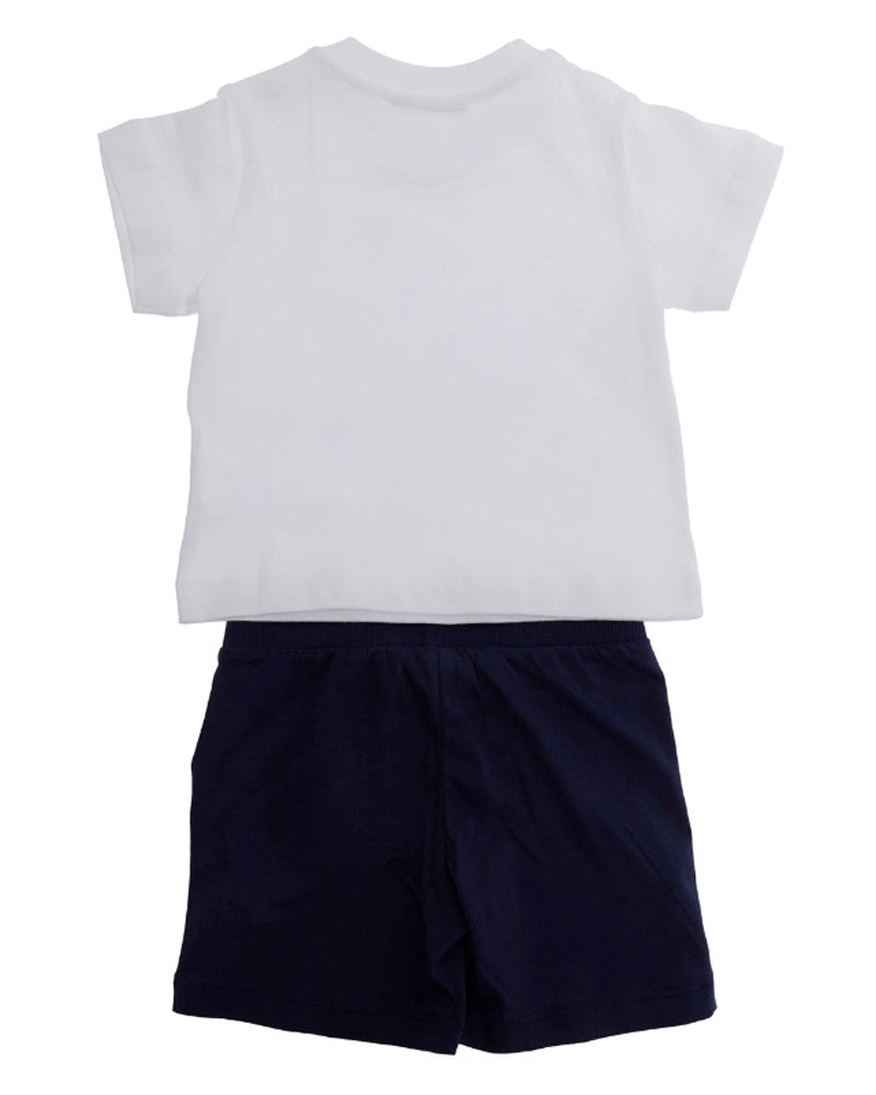 
  
    Moschino
  
 Baby Boys White Bear T & Short Set