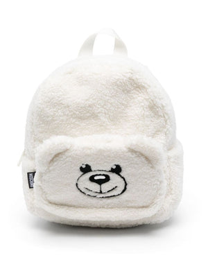 
  
    Moschino
  
 Ivory Fuzzy Bear Backpack