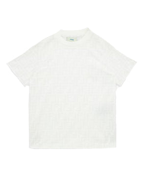 
  
    Fendi
  
 White All Over FF T-Shirt