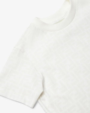 
  
    Fendi
  
 White All Over FF T-Shirt