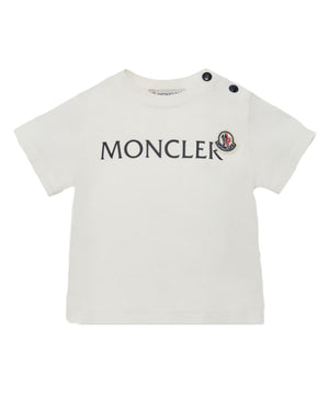 
  
    Moncler
  
    Enfant
  
 Baby Boys White Logo T-Shirt