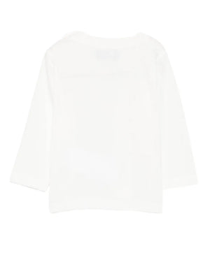 
  
    Moschino
  
 Baby White Cotton Bear Top