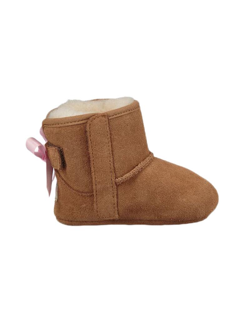 Baby Girls Brown Jesse Bow II Boots