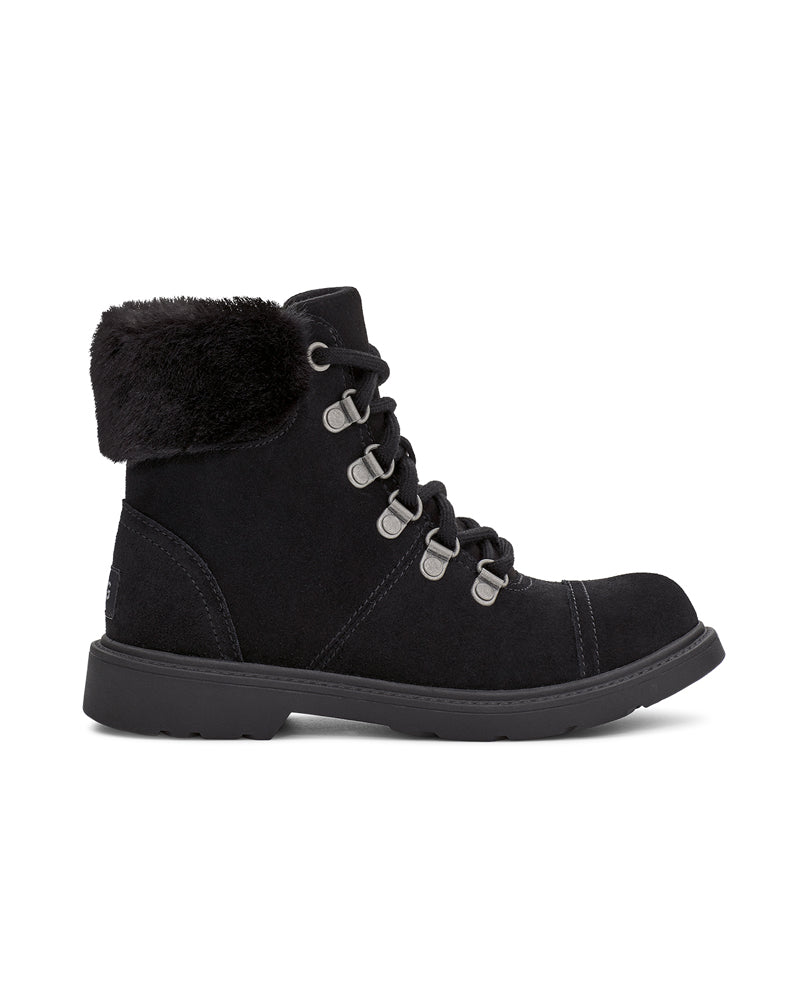 Ugg Australia Black Azell Hiker Weather Boots