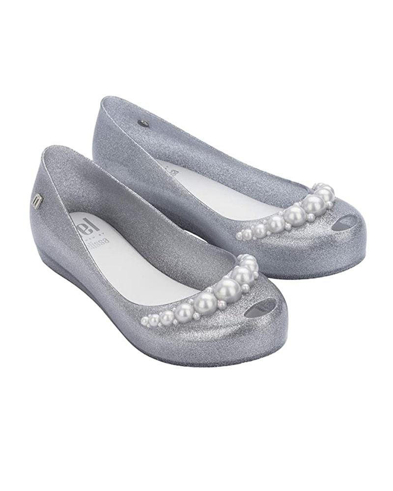 Girls Silver Ultragirl Pearl Shoes