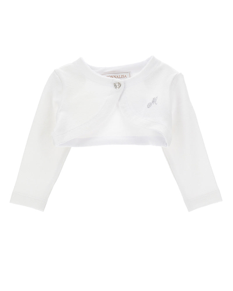 Baby Girls White Cardigan