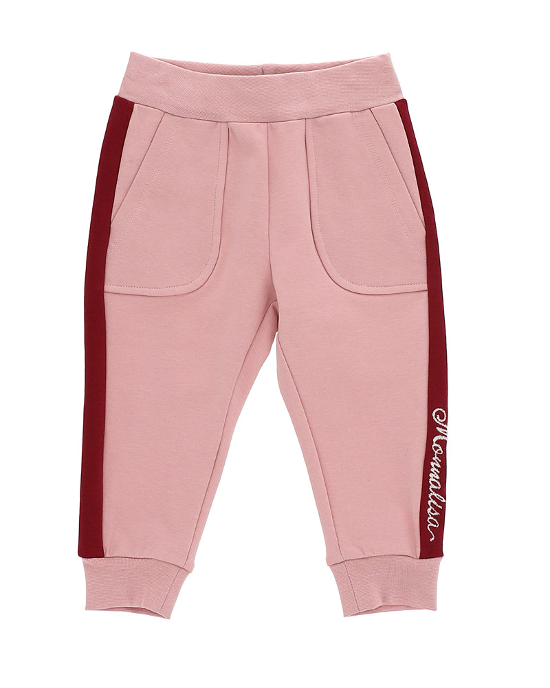 Baby Girls Pink Track Pants