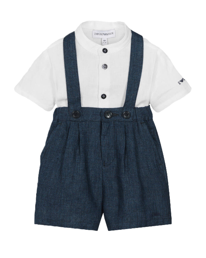 Baby Boys Blue Outfit Set