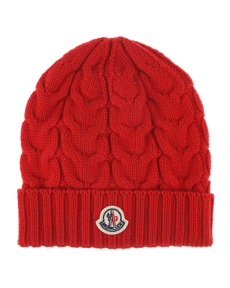 Red Knit Wool Hat