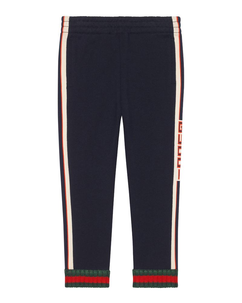 Gucci Kids Boys Blue Track Pants