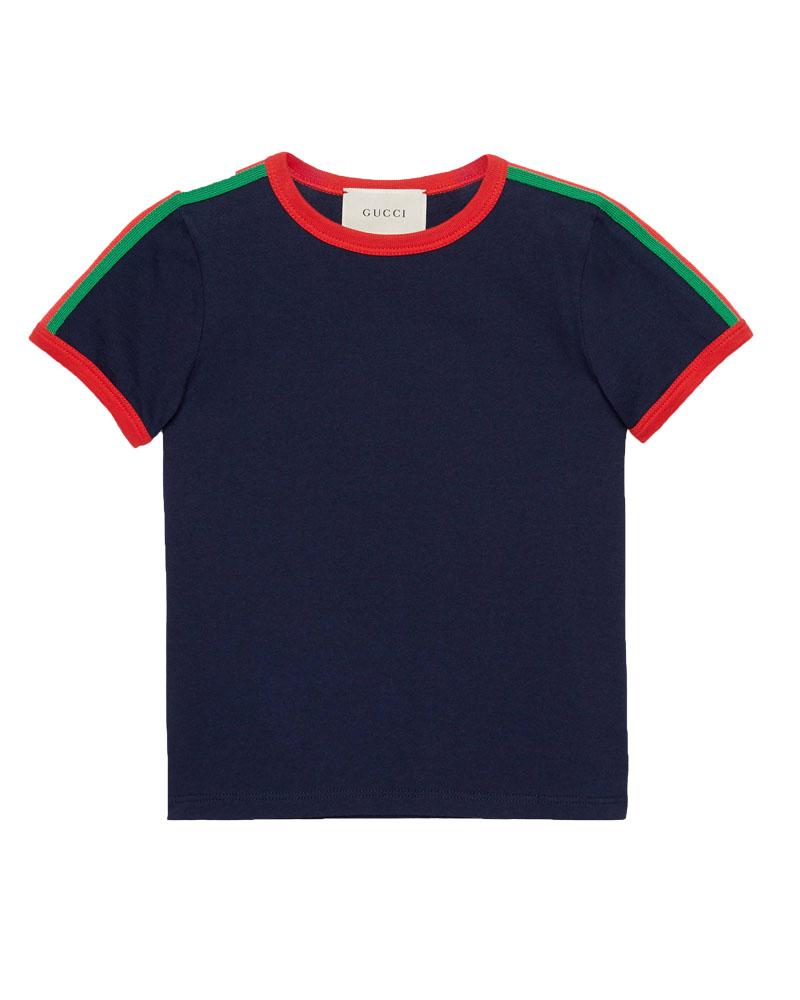 Gucci Little Boy s Boy s Cotton Tee Blue