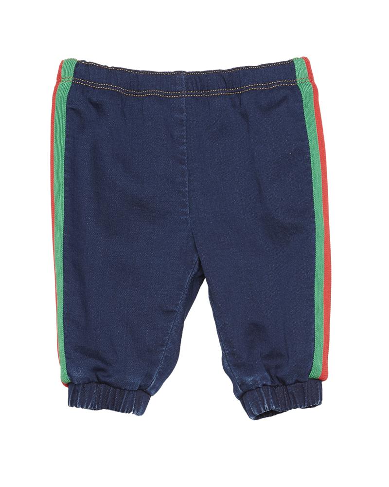 GUCCI: Pants kids - Gnawed Blue  GUCCI pants 6920584KAA5 online at