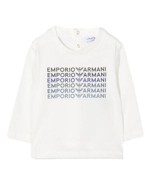 
  
    Emporio
  
    Armani
  
 Baby Boys White Logo Top