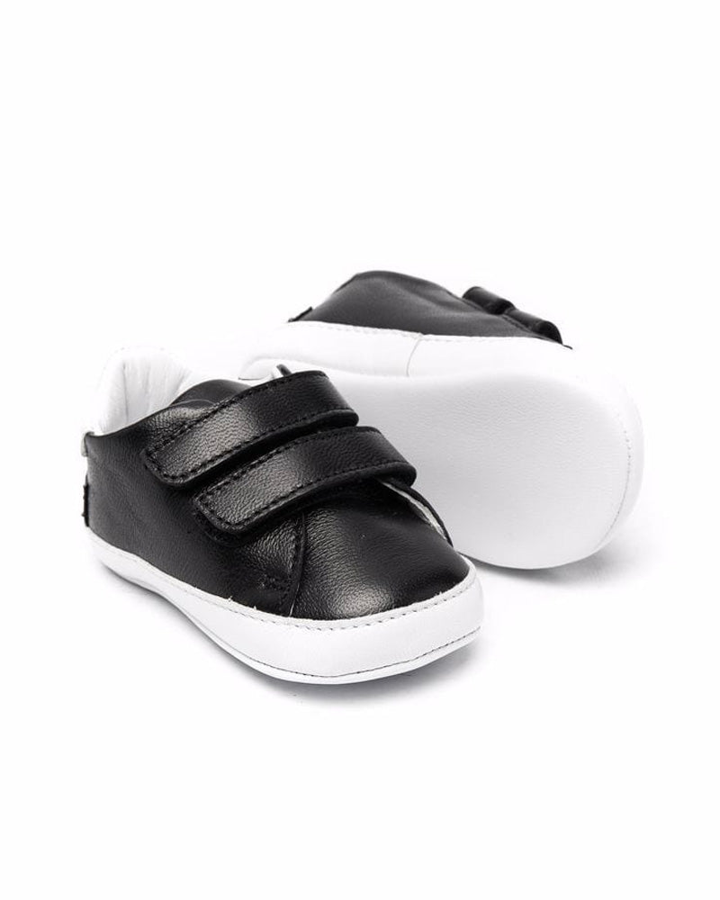 Baby Black Crib Shoes