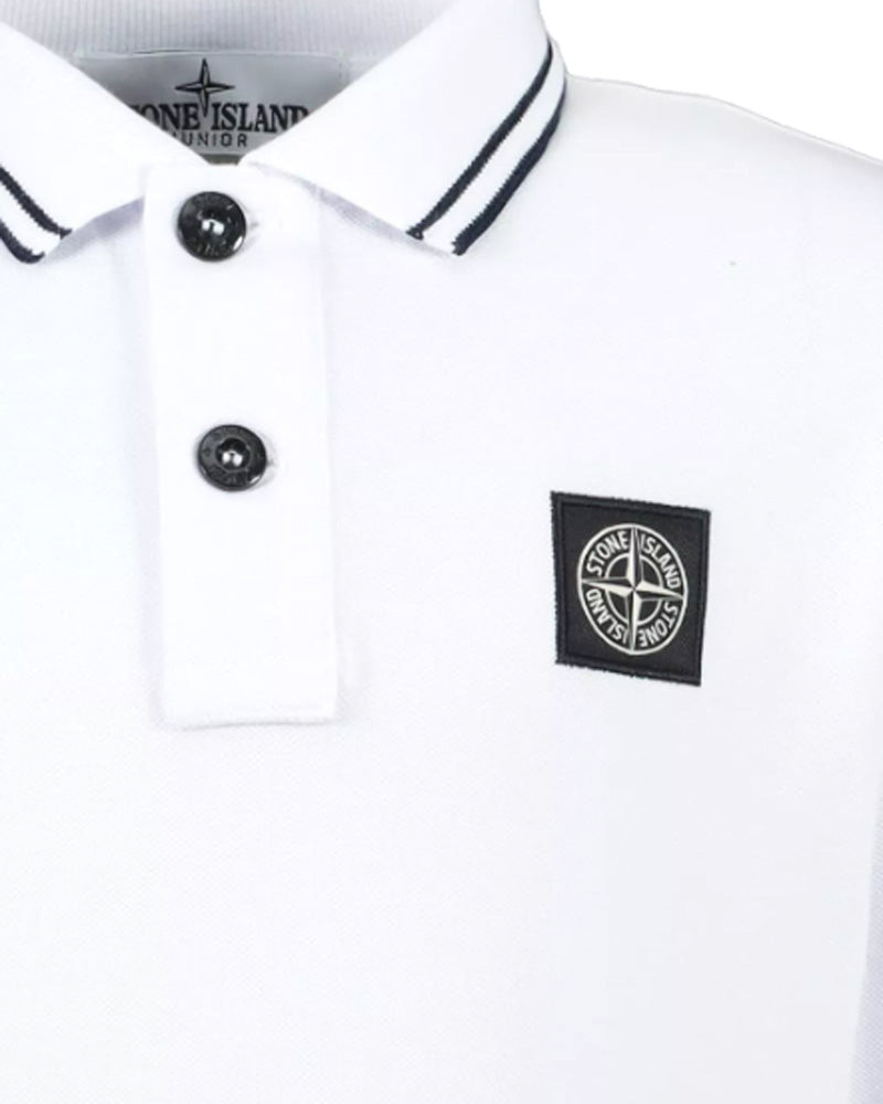 Boys White Polo