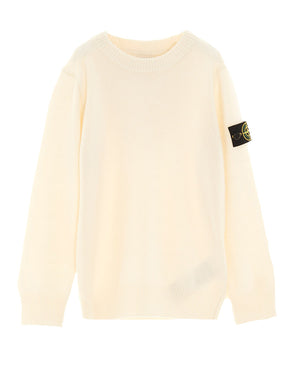 
  
    Stone
  
    Island
  
    Junior
  
 Boys Ivory Knit Sweater