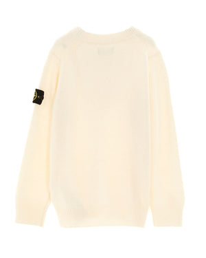 
  
    Stone
  
    Island
  
    Junior
  
 Boys Ivory Knit Sweater