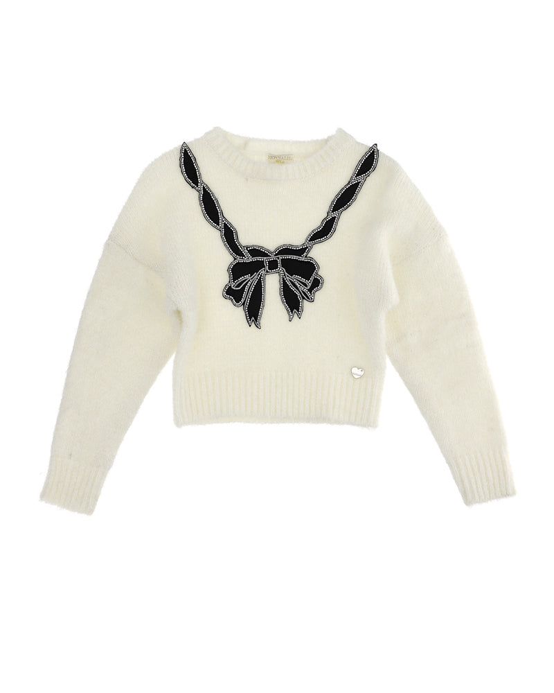 Girls Ivory Sweater
