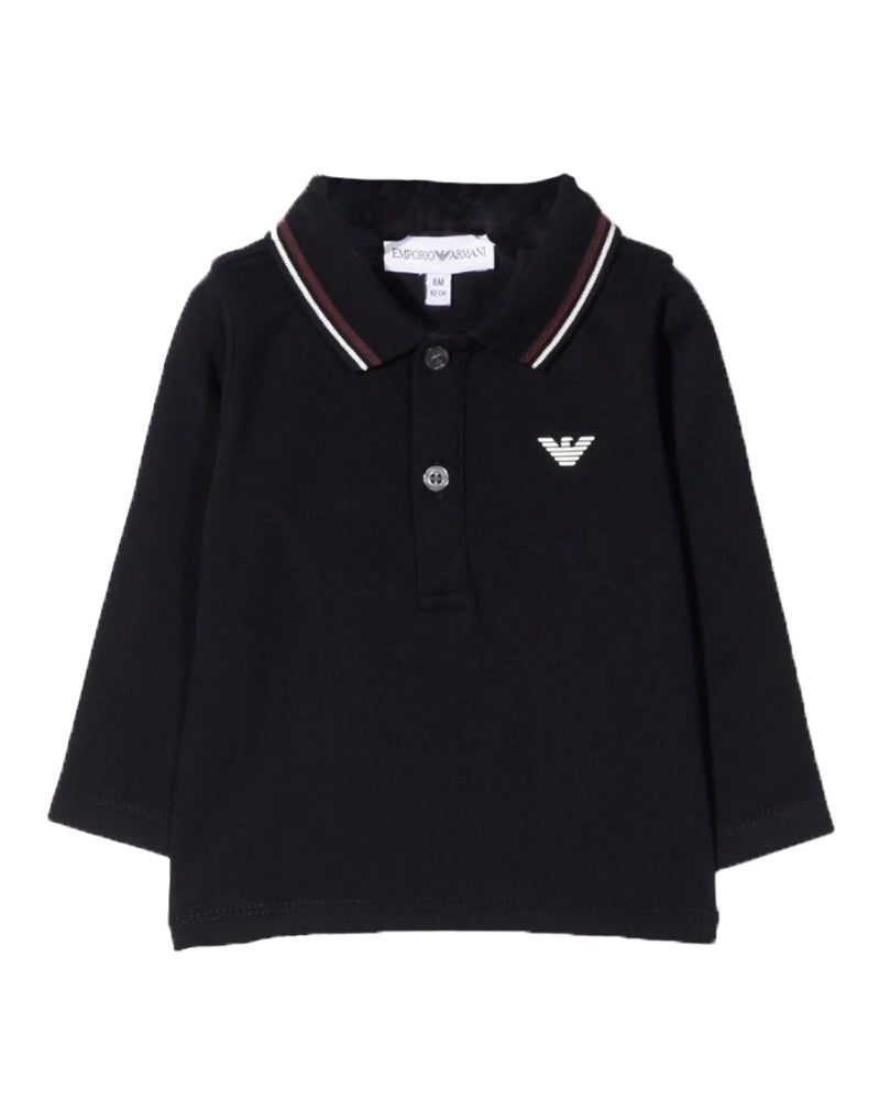 Baby Boys Navy Cotton Polo