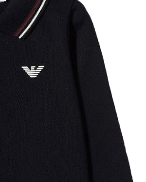 
  
    Emporio
  
    Armani
  
 Baby Boys Navy Cotton Polo