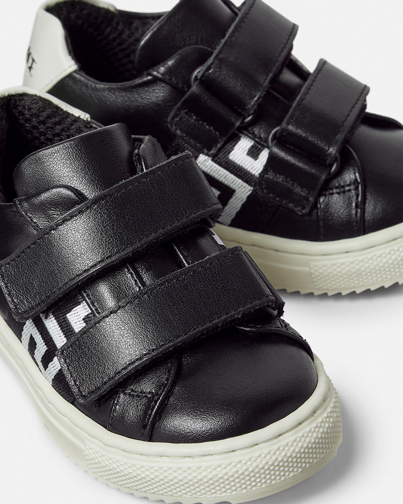 Versace Black Sneakers - Designer Kids Wear
